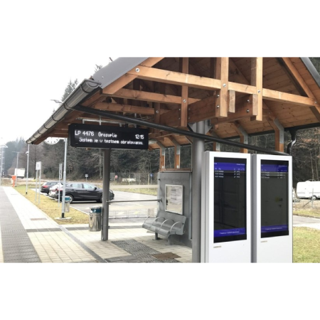 Over 100 Novatronic stationary LED displays were delivered to the Slovenian Railways